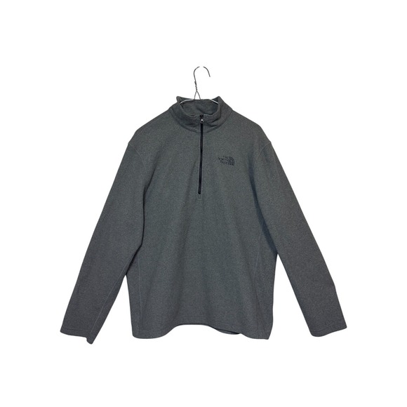 The North Face Other - The North Face Pullover Mens Medium Gray 1/4 Zip Fleece Mock Neck‎ Long Sleeve